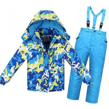 Traje Esquí Térmico para Pequeños Viento Azul 12A