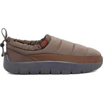 Lacoste Serve Slipper in Pelle Marrone 44.5