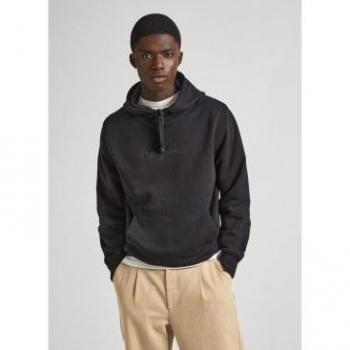 Felpa con cappuccio nera Pepe Jeans Joe