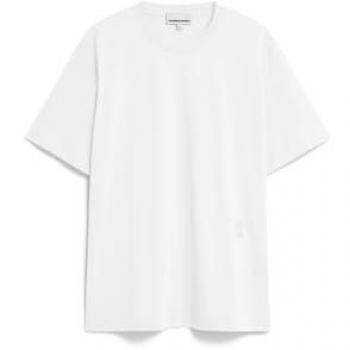 ArmedAngels Aadru Herren T-Shirt Bio-Baumwolle Oversized Fit Größe S – Weiß