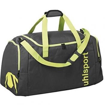 UHLSPORT Sport Pack 30 L – Sac Anthracite et Jaune Fluo, Bandoulière Réglable