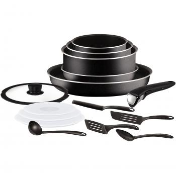Tefal Ingenio 15-PIÈCES Pack Noir – Tous Feux sauf Induction