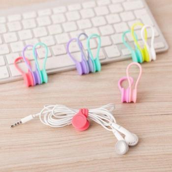 Support de cordon en silicone pour écouteurs