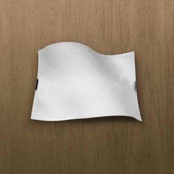 Applique Contemporanea Wing 4 Luci Metallo Vetro Bianco Satinato 55Cm E27
