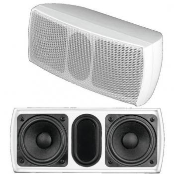 Omnitronic OD-22 (1 Stk., 30 W), HiFi + Heimkino Lautsprecher, Weiß