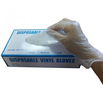 Gants jetables en PVC résistants à l'huile