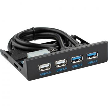 Adaptador Plug & Play 60 cm – Panel Expansión con 4 Puertos USB 3.0