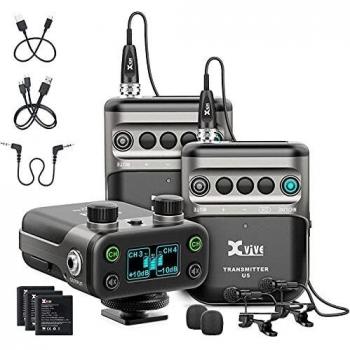 XVIVE U5T2 Camera-Mount Digital Wireless Mic System, 2400-2483.5MHz