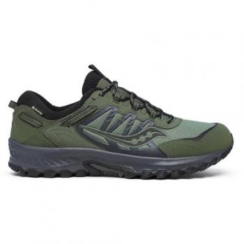Saucony Green Grid Peak Sneakers for Men, UK Size 7