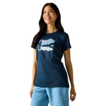 Regatta Female Fingal Graphic Tee – Dark Navy, 16