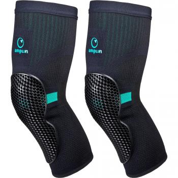 Amplifi MKX Seamless Knee Pads for Biking and Snowboarding, XL Black