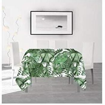 Soleil d'Ocre (Nouméa) – Nappe Polyester, Vert, 180 × 180 cm