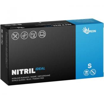 Bleu Espeon Nitrile Ideal3 Gants Sans Poudre, Taille S – 100 pièces