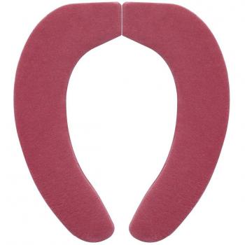 Sanko KF-67 Japanese Soft Toilet Seat, 9mm Thick, Red, Washable, Anti‑Stain
