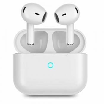 Casque PcCom Essential Twins Bluetooth avec suppression de bruit Blanc