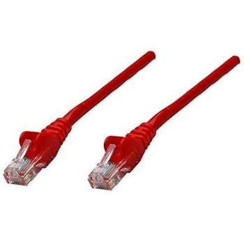 Copper Red 3m Cat5e Intellinet Network Patch Cord, Gold Plated Contacts