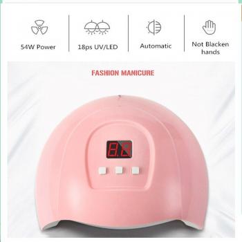 USB‑Gel-Nagellampe 6W/54W – LED Licht, Schnelltrocknung, 30/60/90 s Timer
