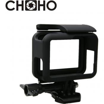 Coque robuste GoPro Hero 5/6/7 avec vis solitaire et support – noir