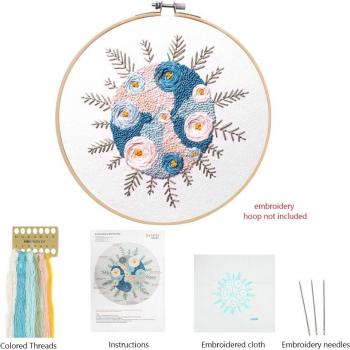 DIY Floral Needlework Set