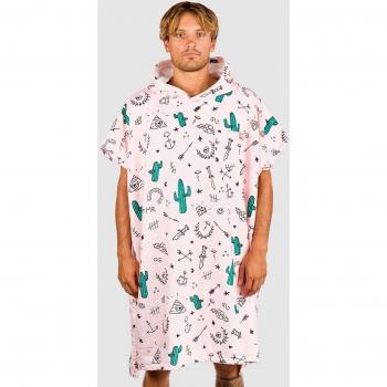 After Hype Surf Poncho pastellrot