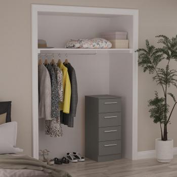 Contrast Dusk Grey 4‑Drawer Sideboard