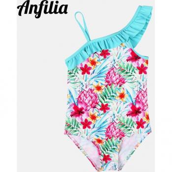 Anfilia Girls' Cute One Piece Swimsuit