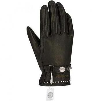 Guanti da Moto Donna Segura Swarovski Neri