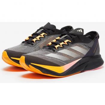 Adidas Adizero Boston 12 2024 Mannen Sneakers Zwart Core‑Zwart Zero‑Metallic IF9212 40 Sportief Set