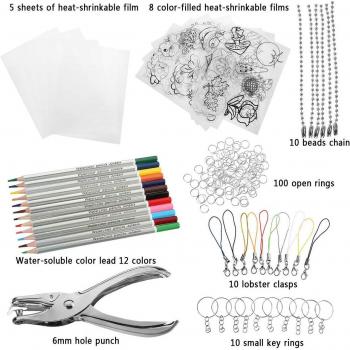 10Pcs A4 Semi-Transparent Shrink Film