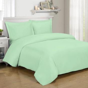 Duck Egg Blue Double Bed Linen Duo – Microfiber Comfort