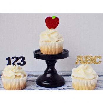 Geburtstags-Kuchendeckel mit Glitzer