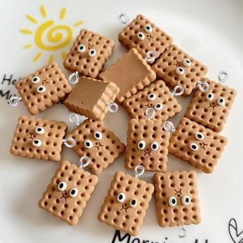 Collar Kawaii Biscuit Candy – Pack de 10 piezas para joyería