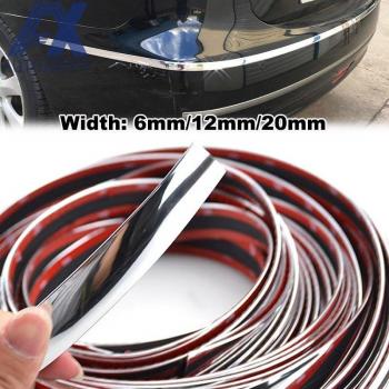 6M Universal Chrome Molding Strip for Vehicles