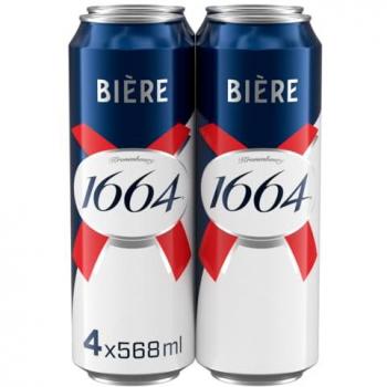 Kronenbourg 1664 Premium Pilsner Pack – 4 x 568 ml