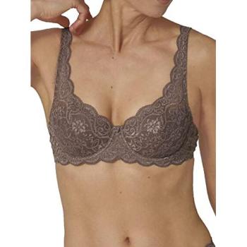 Triumph Amourette 300 WHP Blue Half Cup Padded Bra (Size 38F)