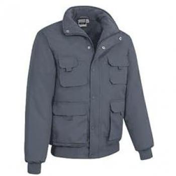 Chaqueta Acolchada Multibolsillos de Tejido Canvas Resistente Sanak Valento