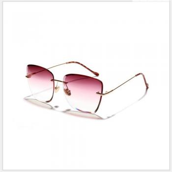 Lentes de sol femeninas Retro transparentes