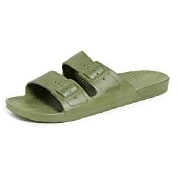 Chanclas Modernas Freedom Moses en Verde para Hombre