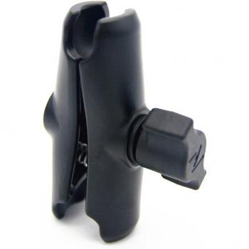 Brazo Doble para Motocicleta con Patrón de Agujeros Amperios, Base de 9,4 cm