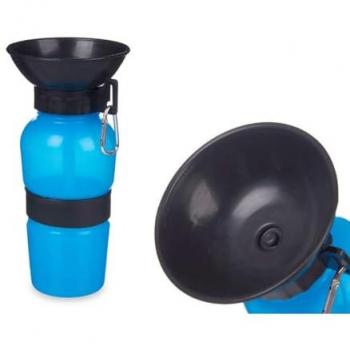 Bebedero de Agua para Perros Azul Negro 500 ml