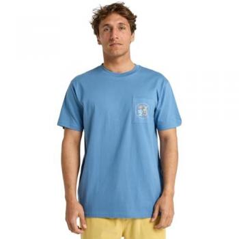 Billabong Herren-Troppo Shirt – Kurzärmlig, M, carol blau, 100 % Baumwolle