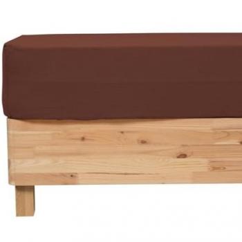 Lenzuolo Flora Piegato in Garza Marrone 160x200 cm – Atmosphera Arredamento Intimo