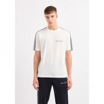T-shirt homme A|X Armani Exchange XXL blanc coton court