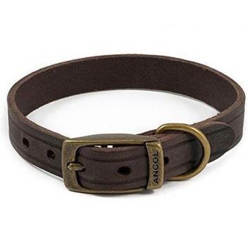 ANCOL Havana‑Style Latigo Collar 26‑31 cm (Size 2)