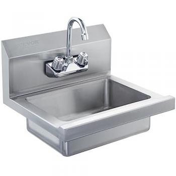 Lave-Mains Encastré VEVOR Capacité 104 kg Acier Inoxydable