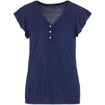Lascana Viskose Shirttop für Damen in Navy und Pink