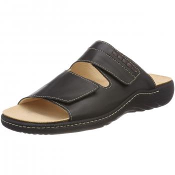 Think! Herren Change_3-000293 nachhaltige Wechselfußbett Pantolette, Schwarz