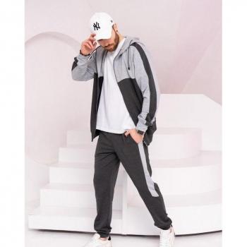 ISSA Plus Jersey-Anzug mit Bündchen in Blau