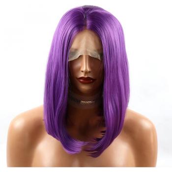 Fantasy High Temperature Fiber Blonde White Bob Wig