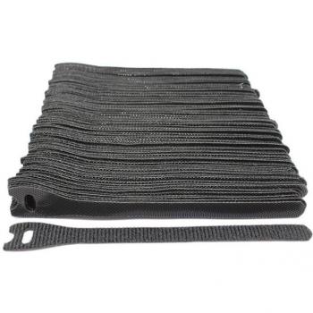 50X Nylon Hook and Loop Cable Tidy Straps